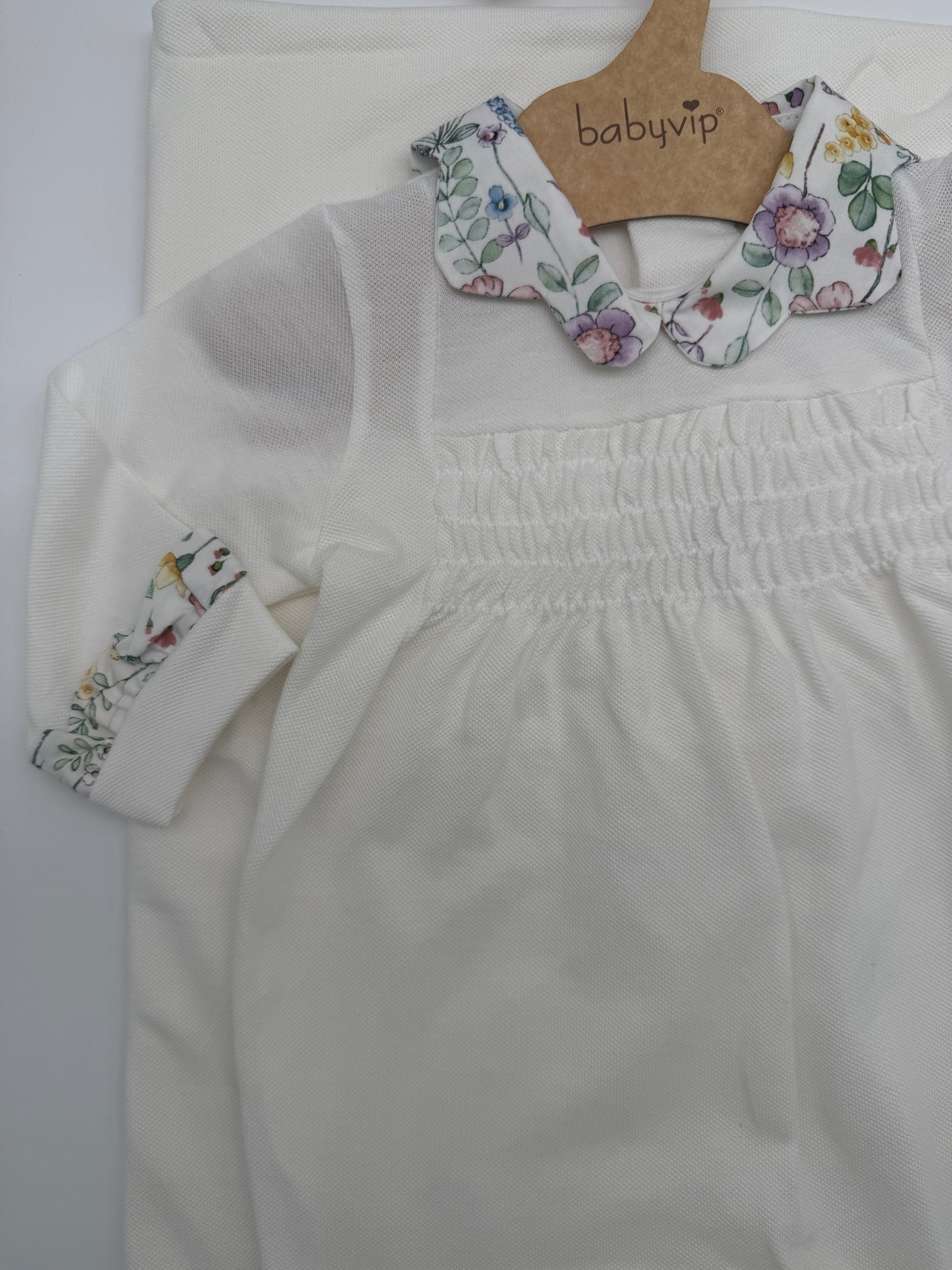 Set corredino bimba motivo floreale Babyvip