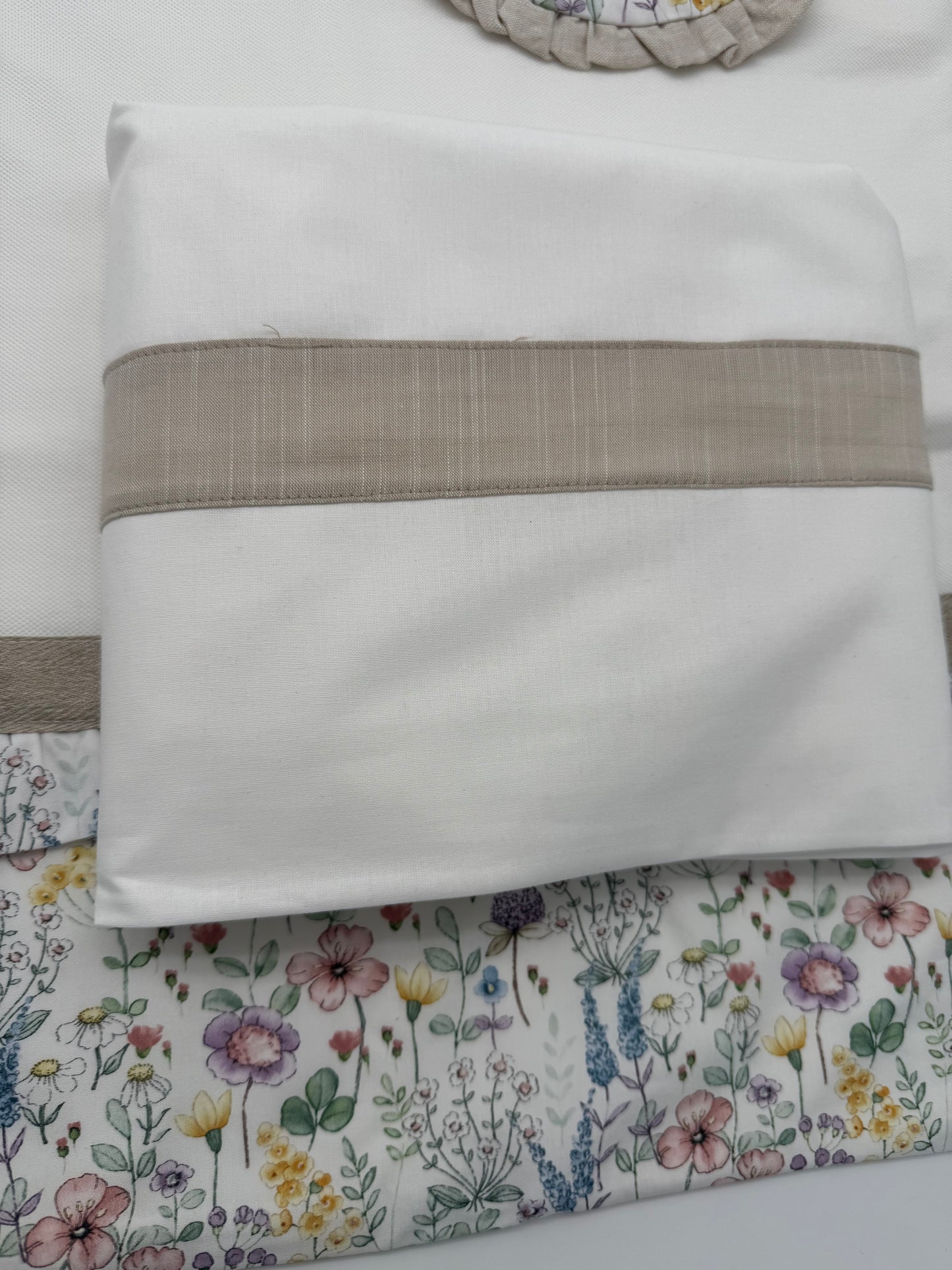 Set corredino bimba motivo floreale Babyvip