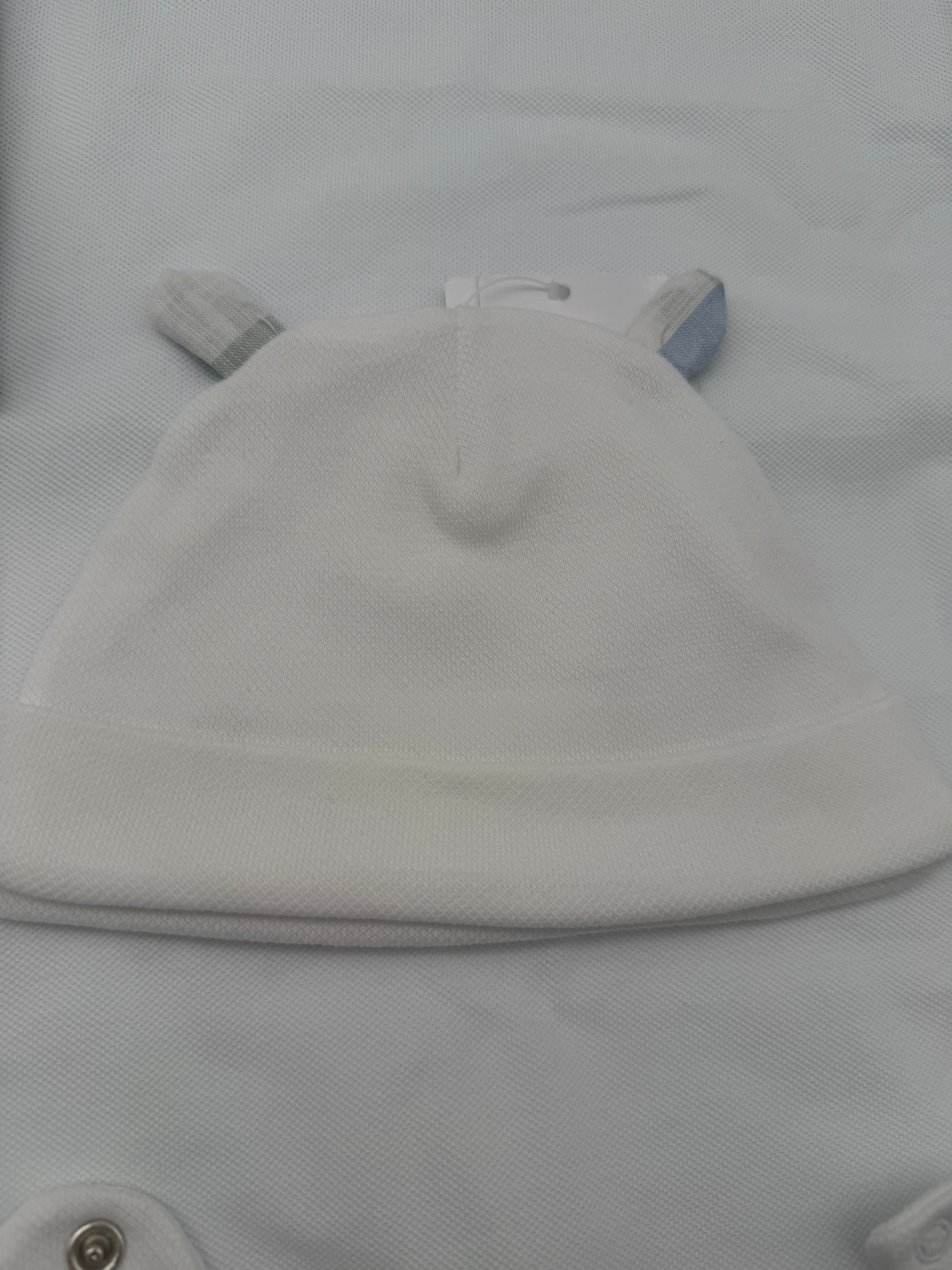 Set nascita in cotone maschietto con quadretti Babyvip