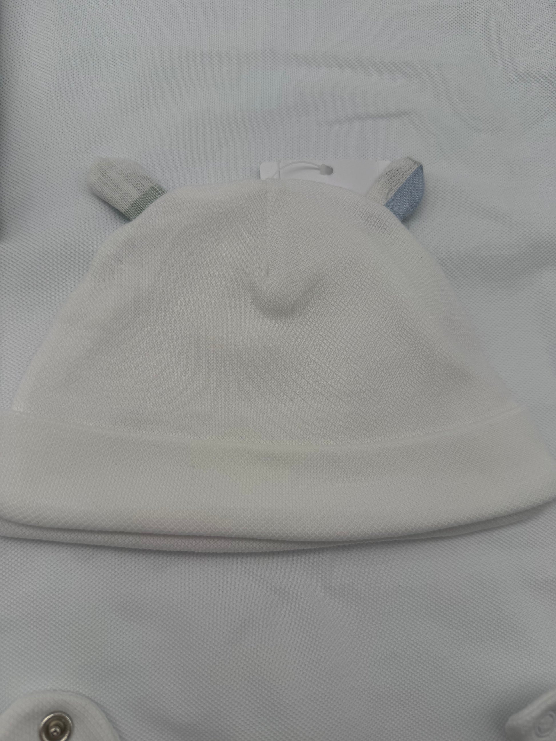 Set nascita in cotone maschietto con quadretti Babyvip