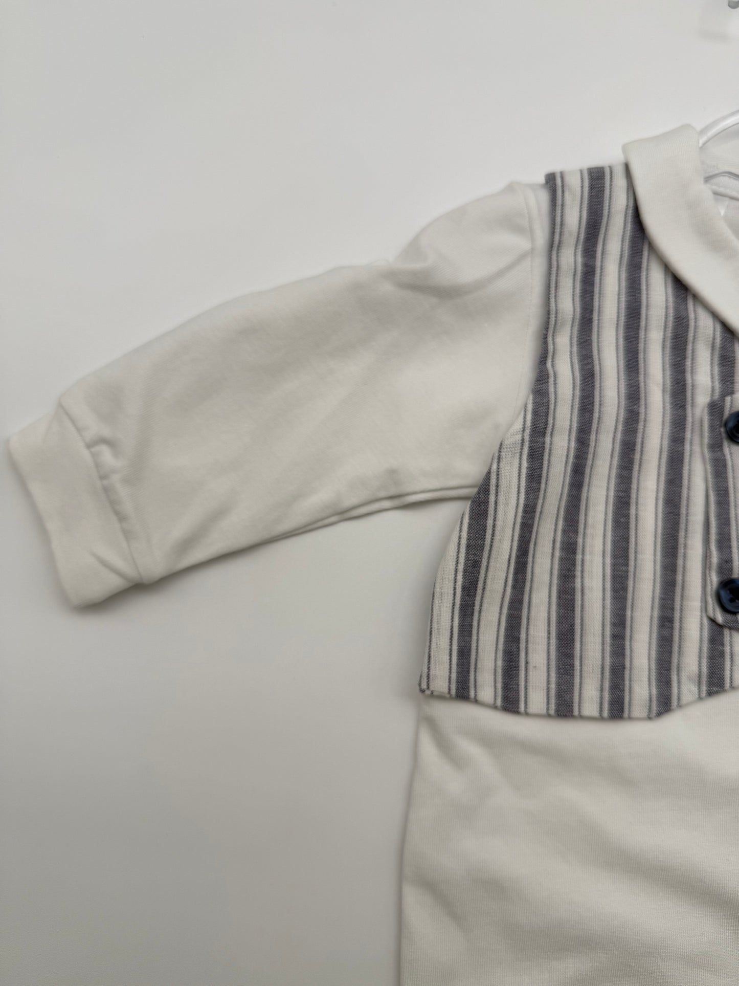 Tutina estiva bimbo a righine Babyvip