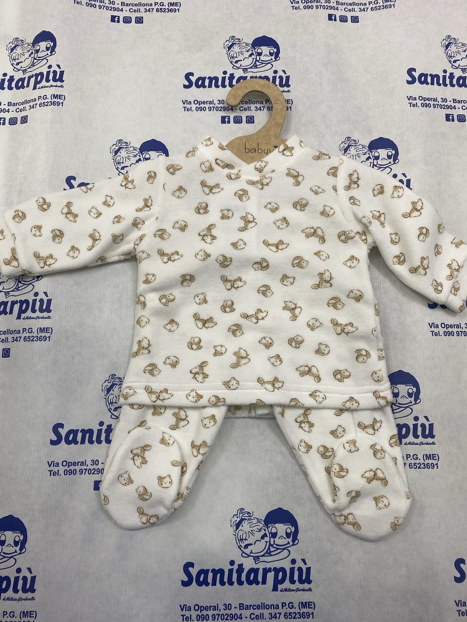 Due pezzi in ciniglia unisex Babyvip