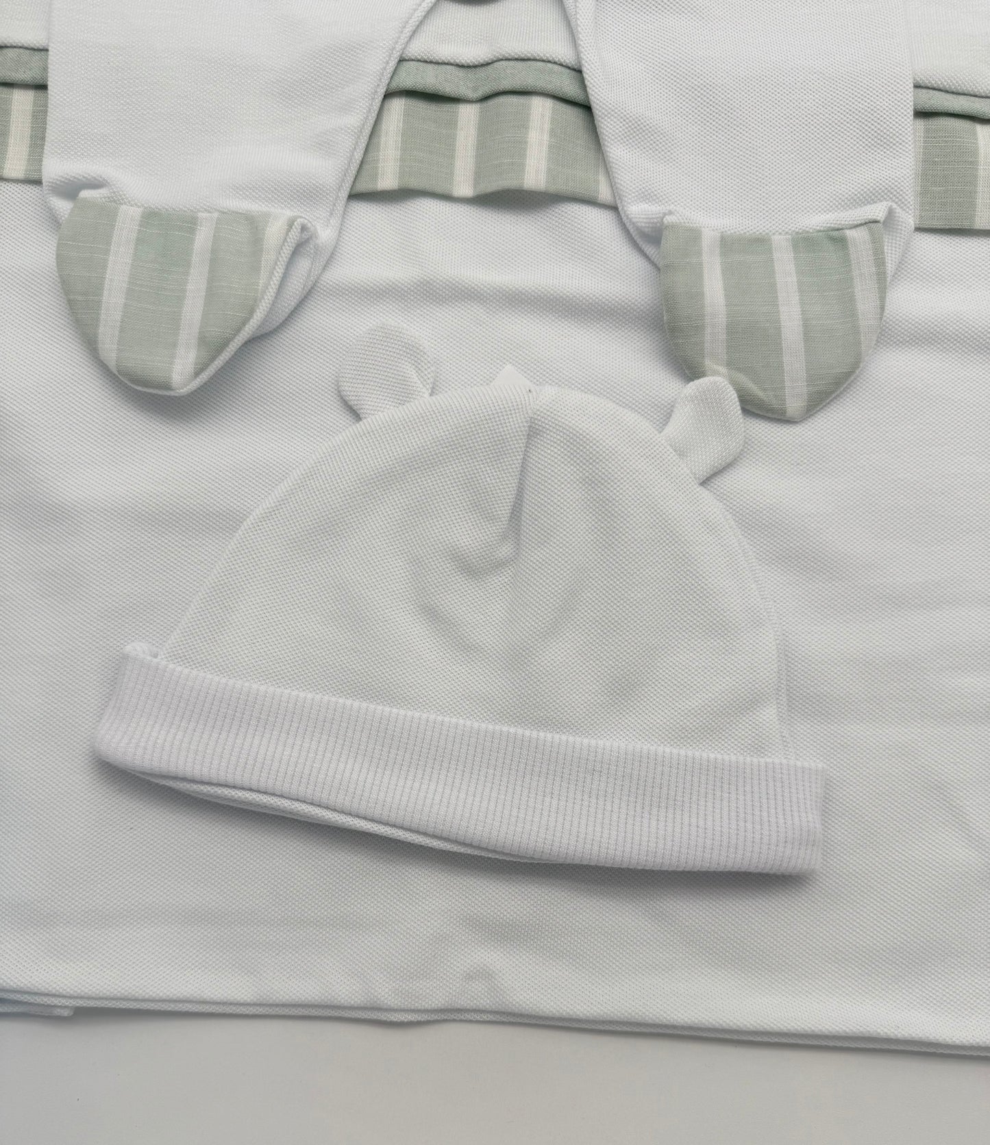 Set nascita in cotone maschietto con righine Babyvip