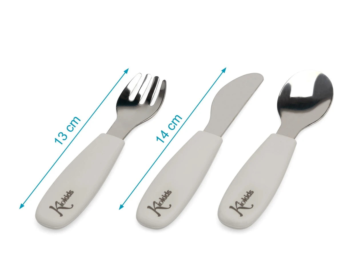 POSATE IN ACCIAIO E SILICONE