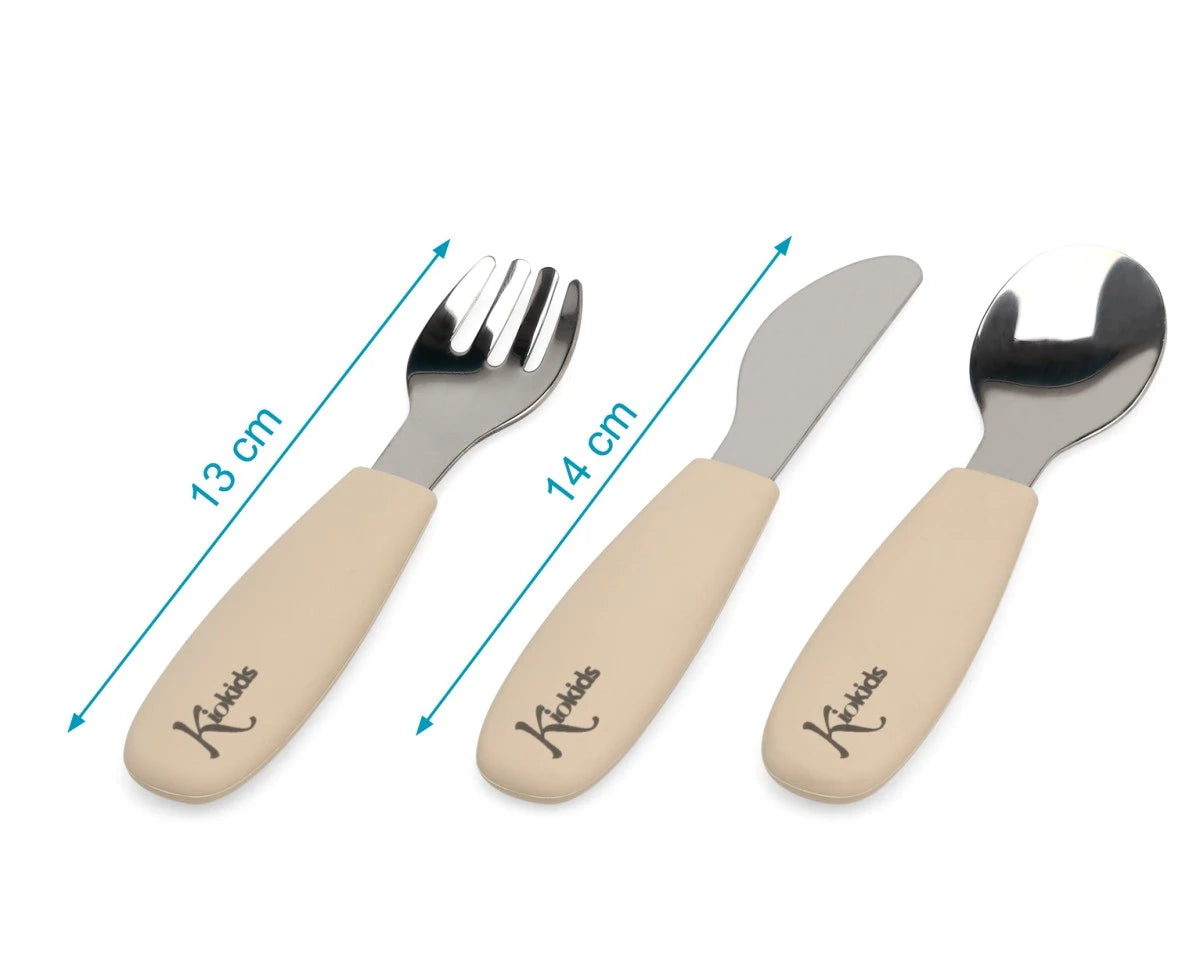 POSATE IN ACCIAIO E SILICONE