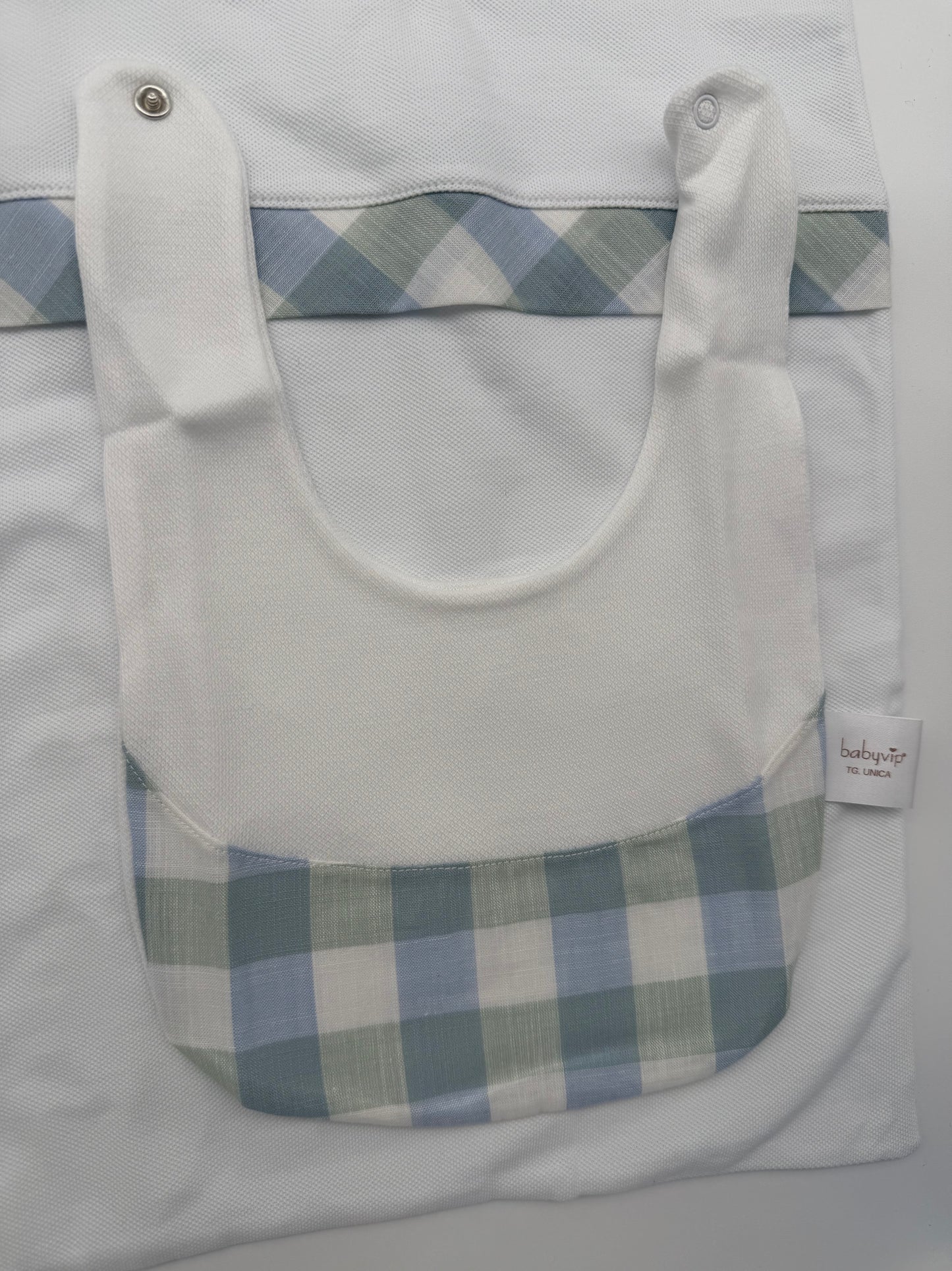 Set nascita in cotone maschietto con quadretti Babyvip