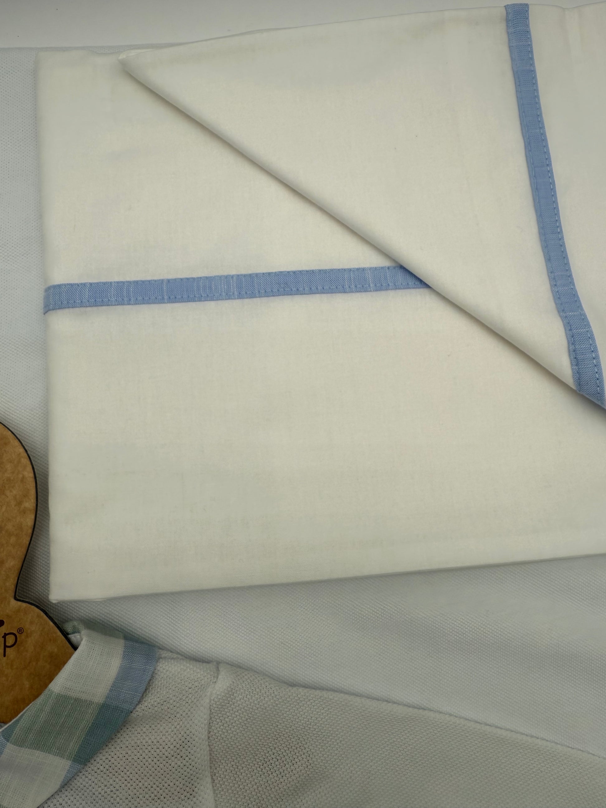 Set nascita in cotone maschietto con quadretti Babyvip
