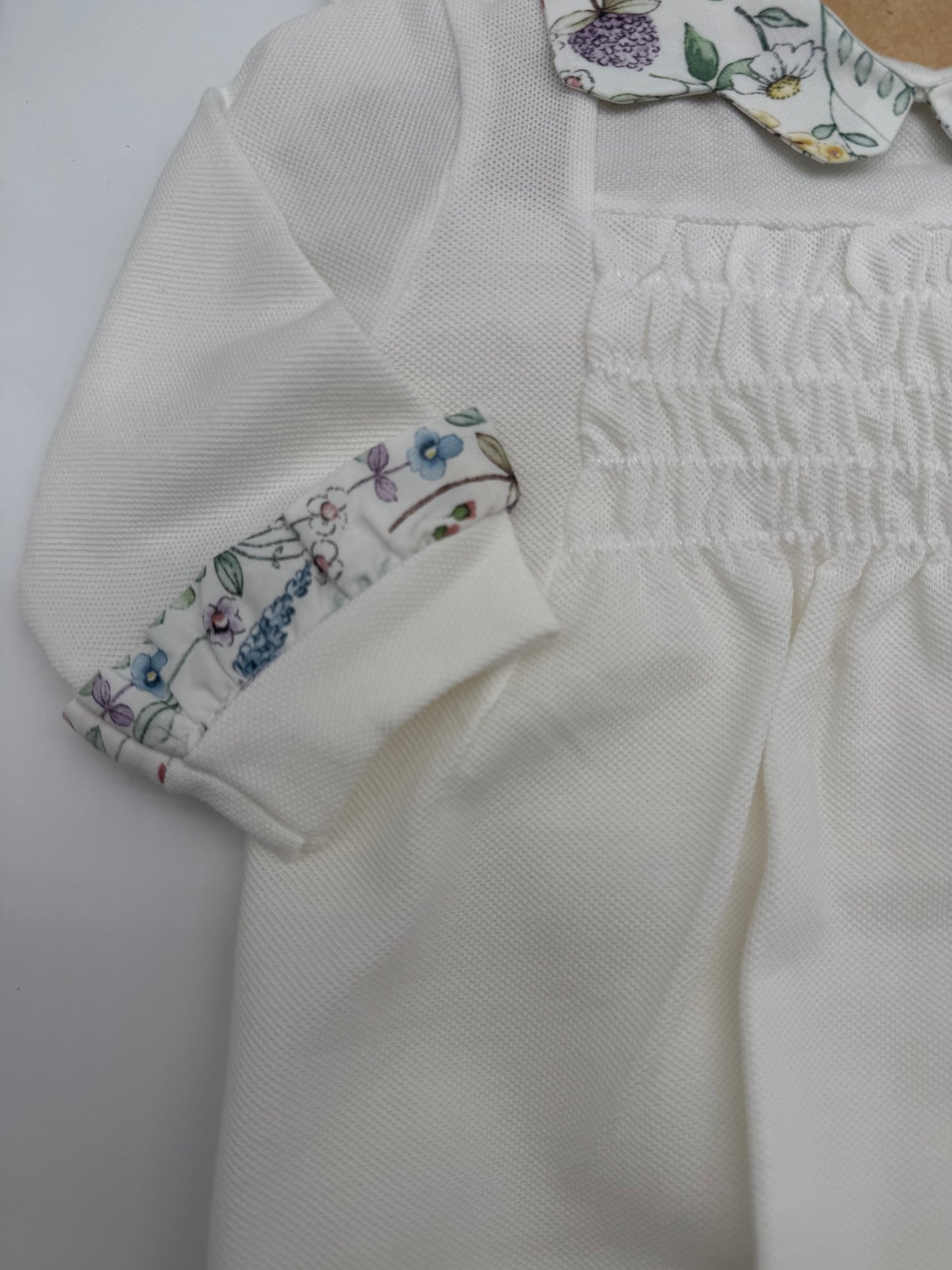 Set corredino bimba motivo floreale Babyvip