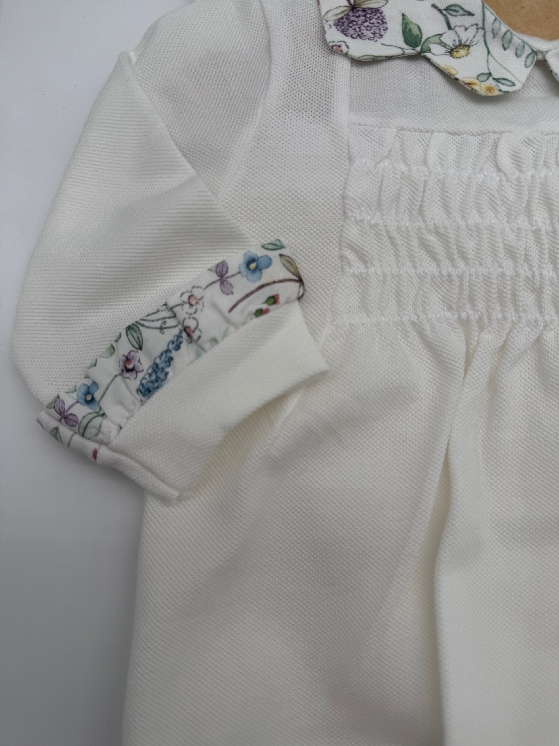 Set corredino bimba motivo floreale Babyvip