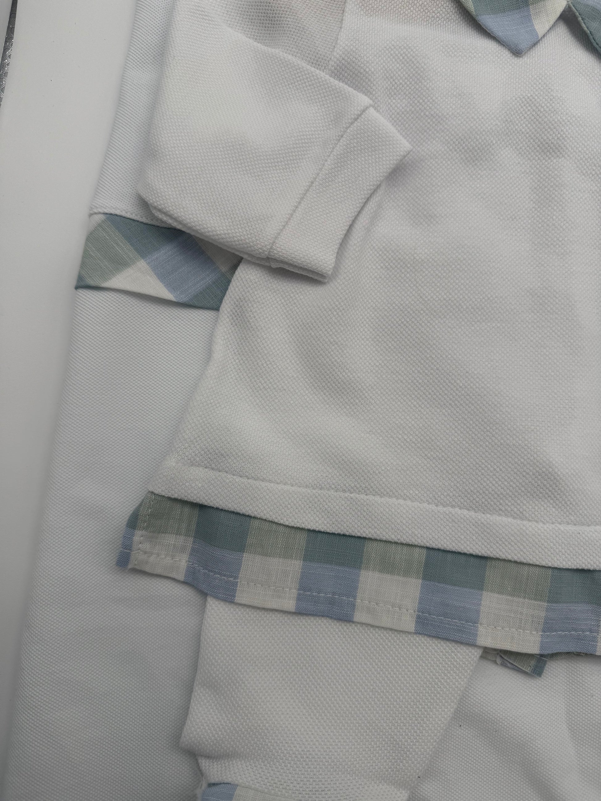 Set nascita in cotone maschietto con quadretti Babyvip