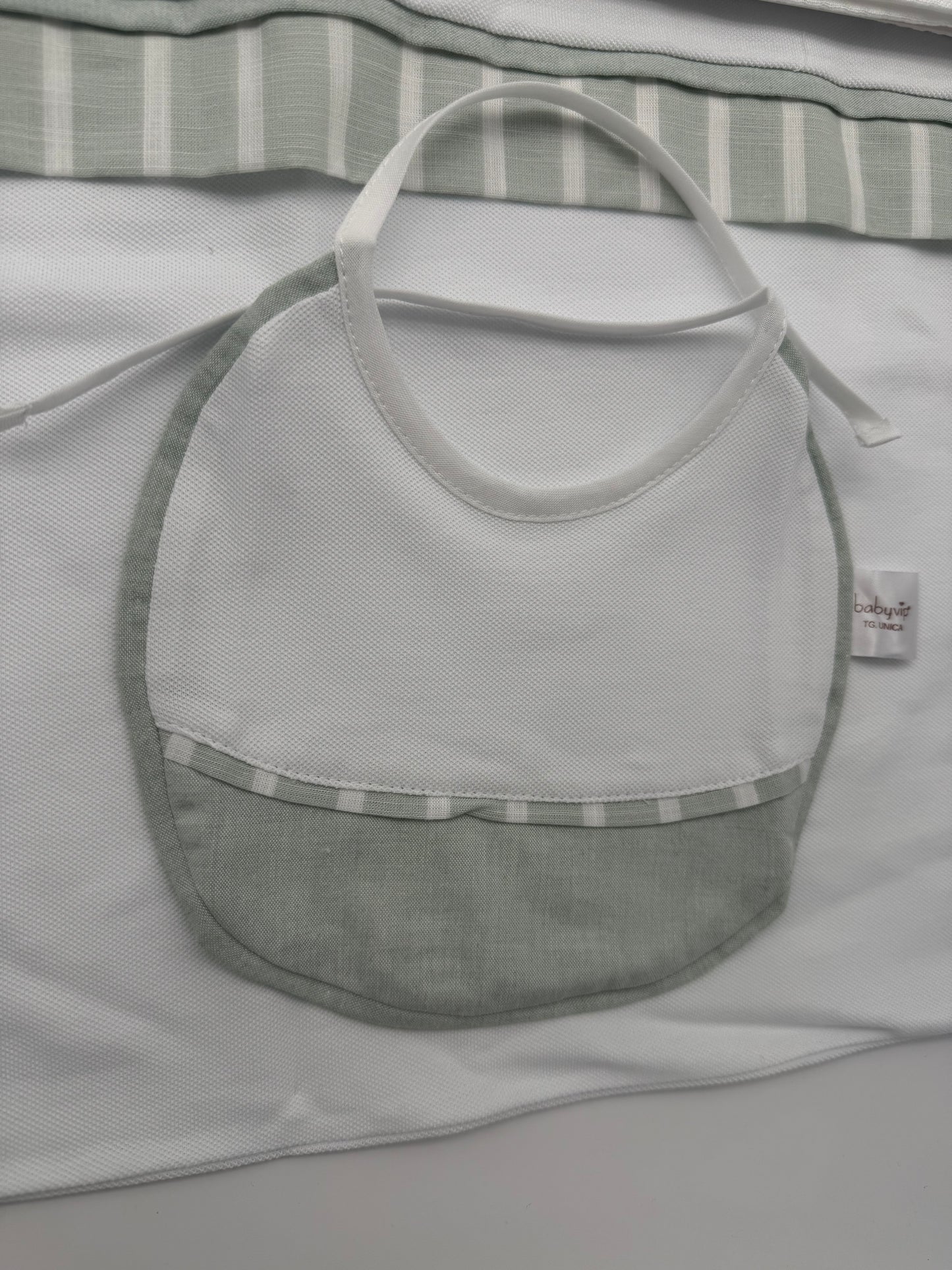 Set nascita in cotone maschietto con righine Babyvip
