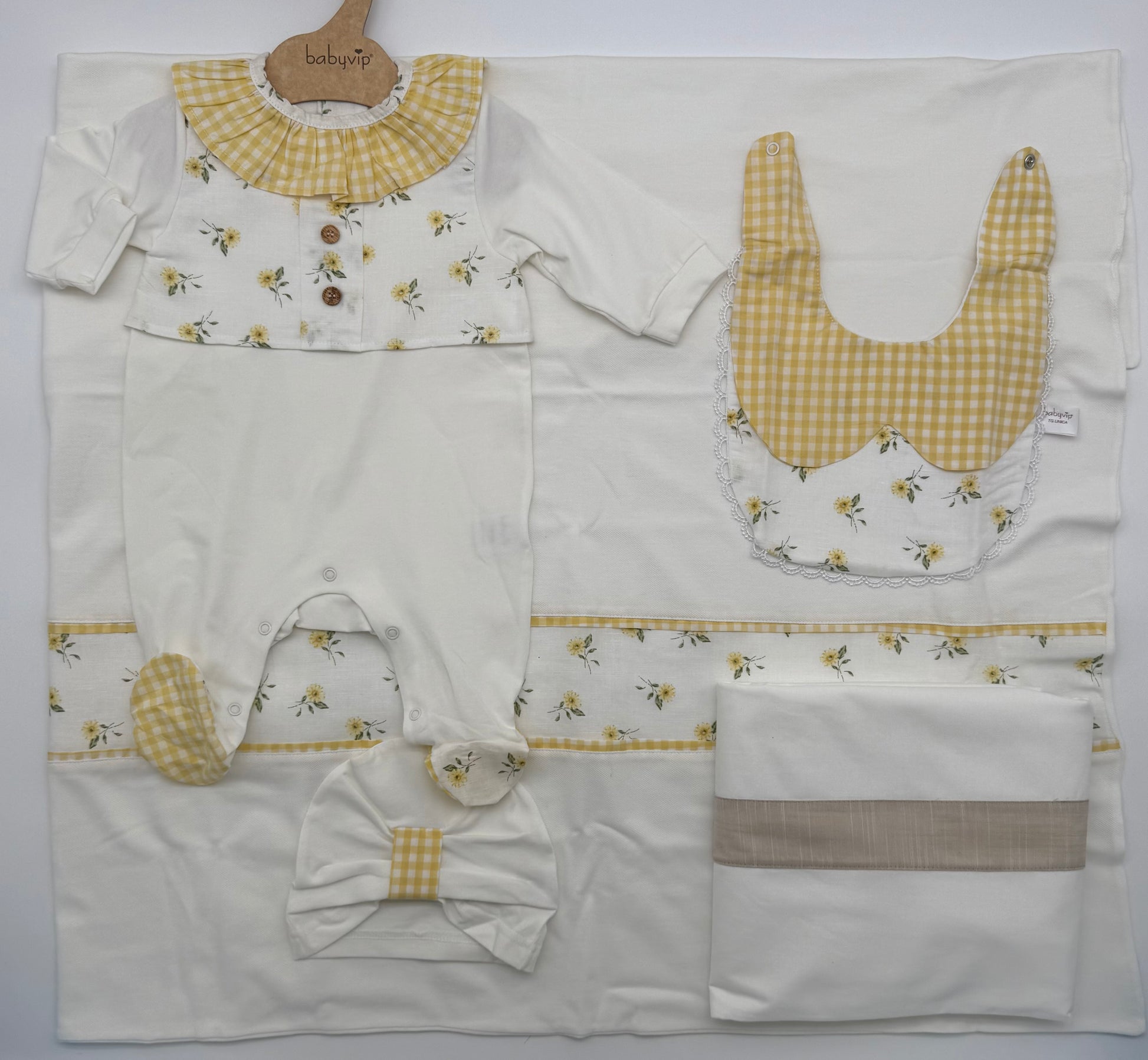 Set corredino bimba con girasoli Babyvip