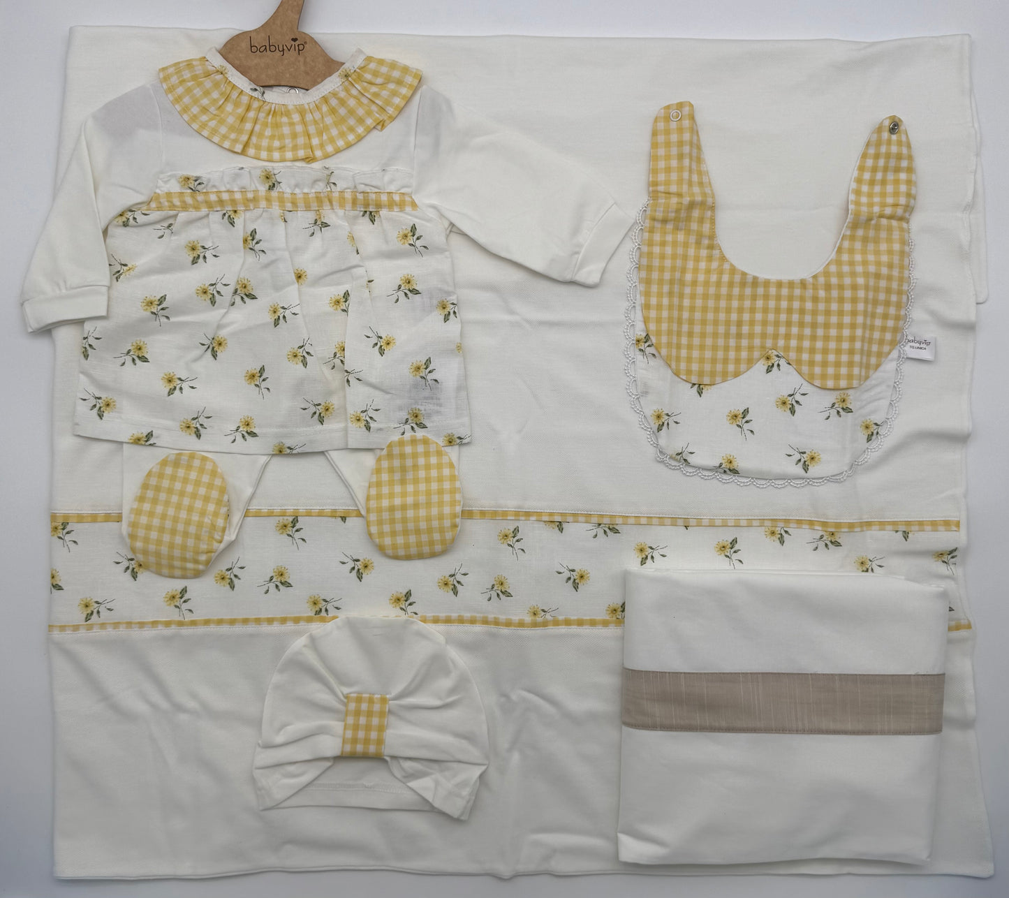 Set corredino bimba con girasoli Babyvip