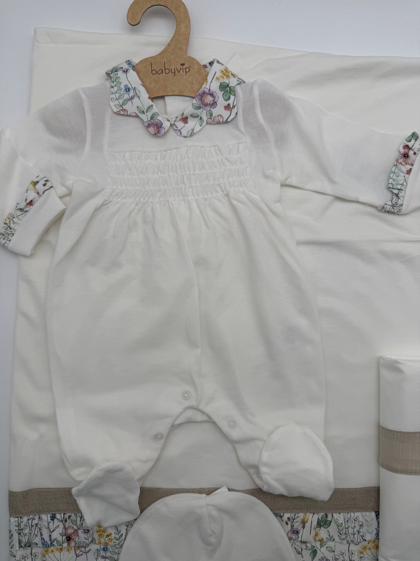 Set corredino bimba motivo floreale Babyvip