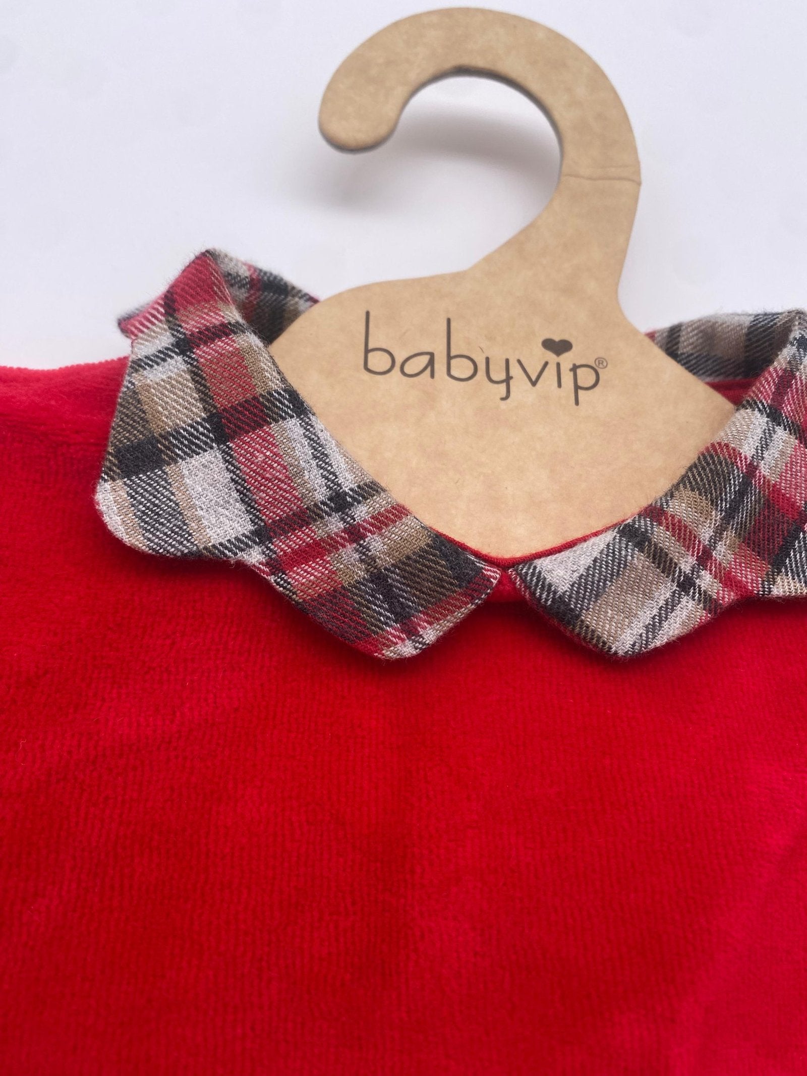 Completo due pezzi con decori scozzesi Babyvip