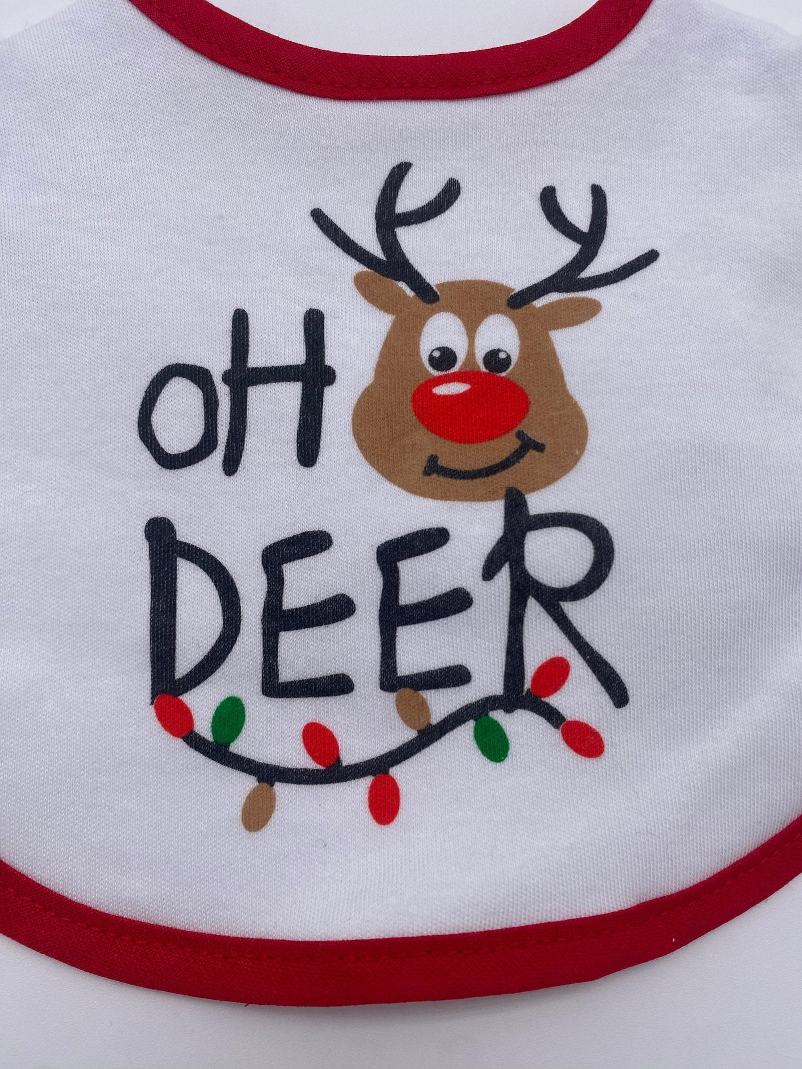 Bavetta in cotone con stampa "Oh Deer" Babyvip