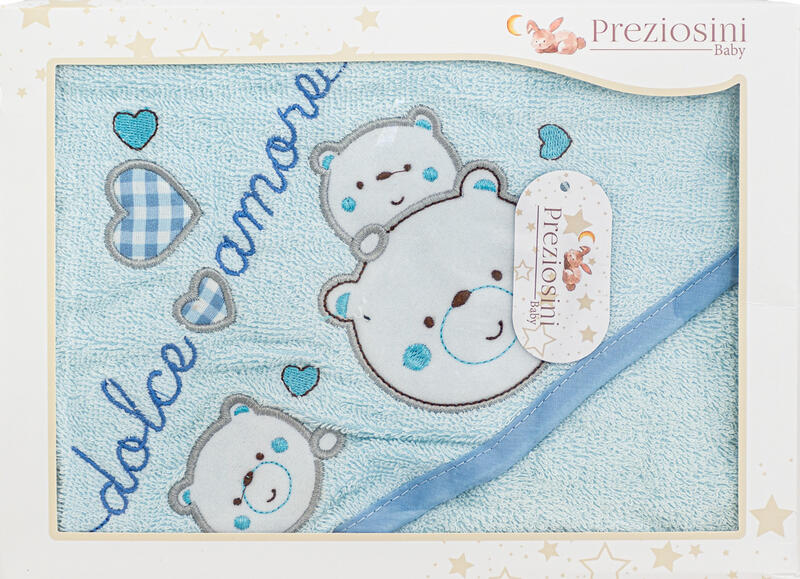 ACCAPPATOIO NEONATO TRIANGOLO RICAMATO PREZIOSINI
