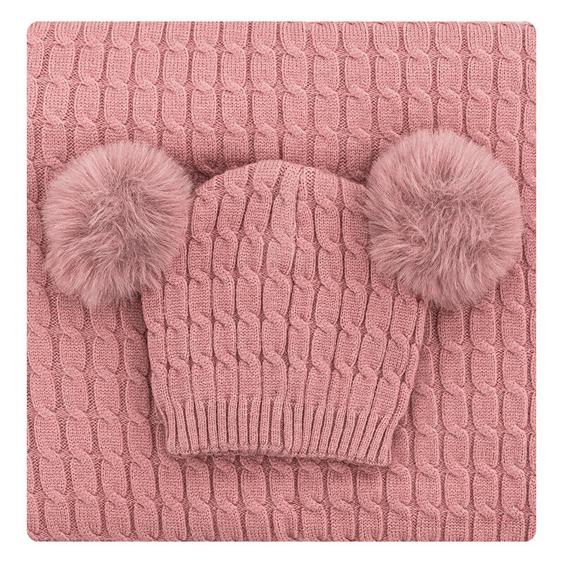 COPERTINA CULLA CULLA + CAPPELLINO PON PON BIMBA