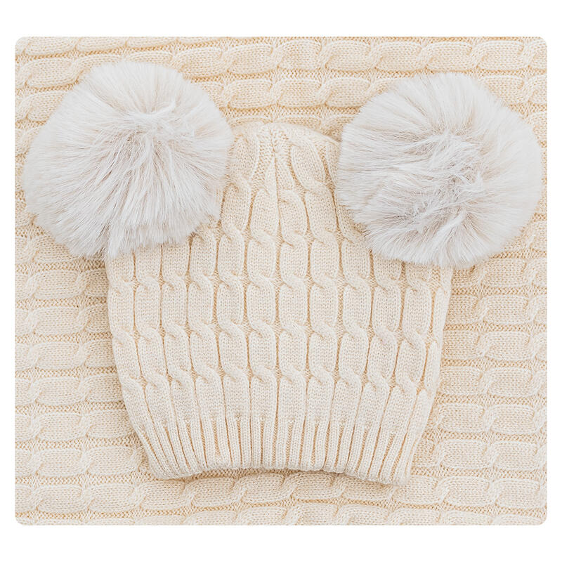 COPERTINA CULLA CULLA + CAPPELLINO PON PON BIMBA