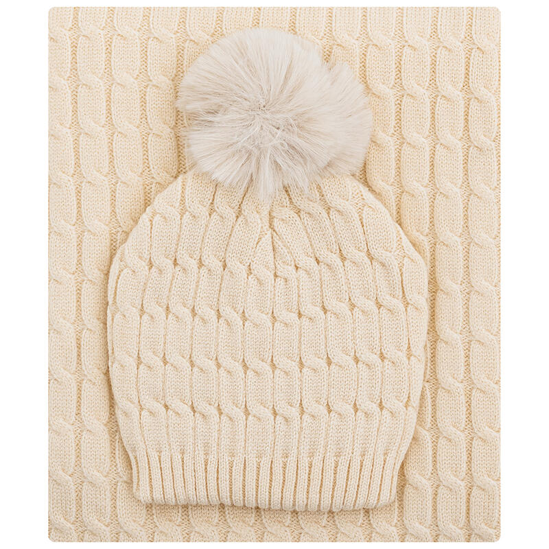 COPERTINA CULLA CULLA + CAPPELLINO PON PON BIMBO