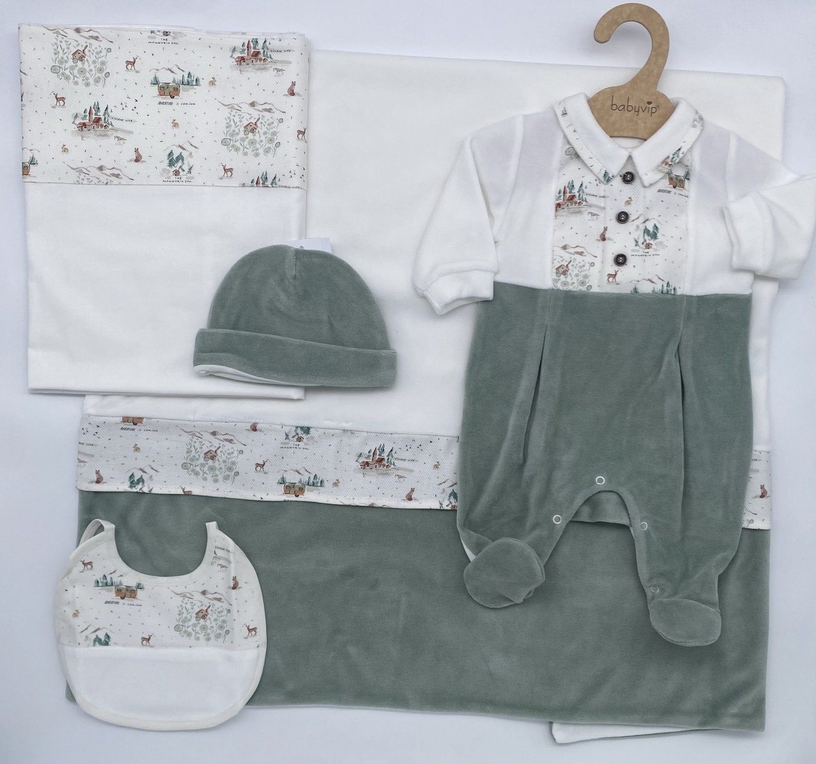 Set corredino invernale stampato bimbo Babyvip