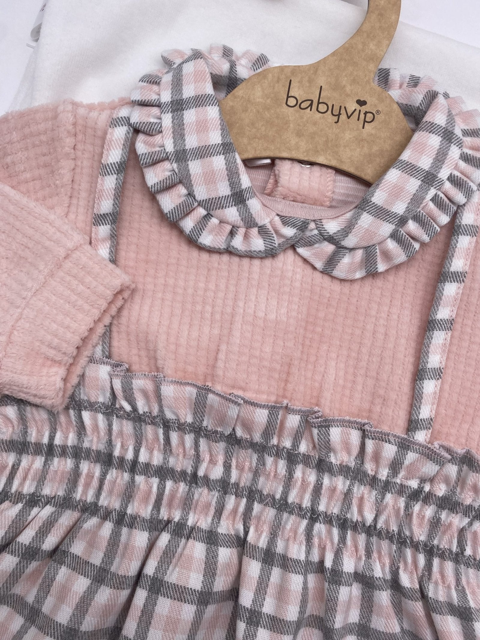 Tutina invernale bimba con colletto arricciato Babyvip