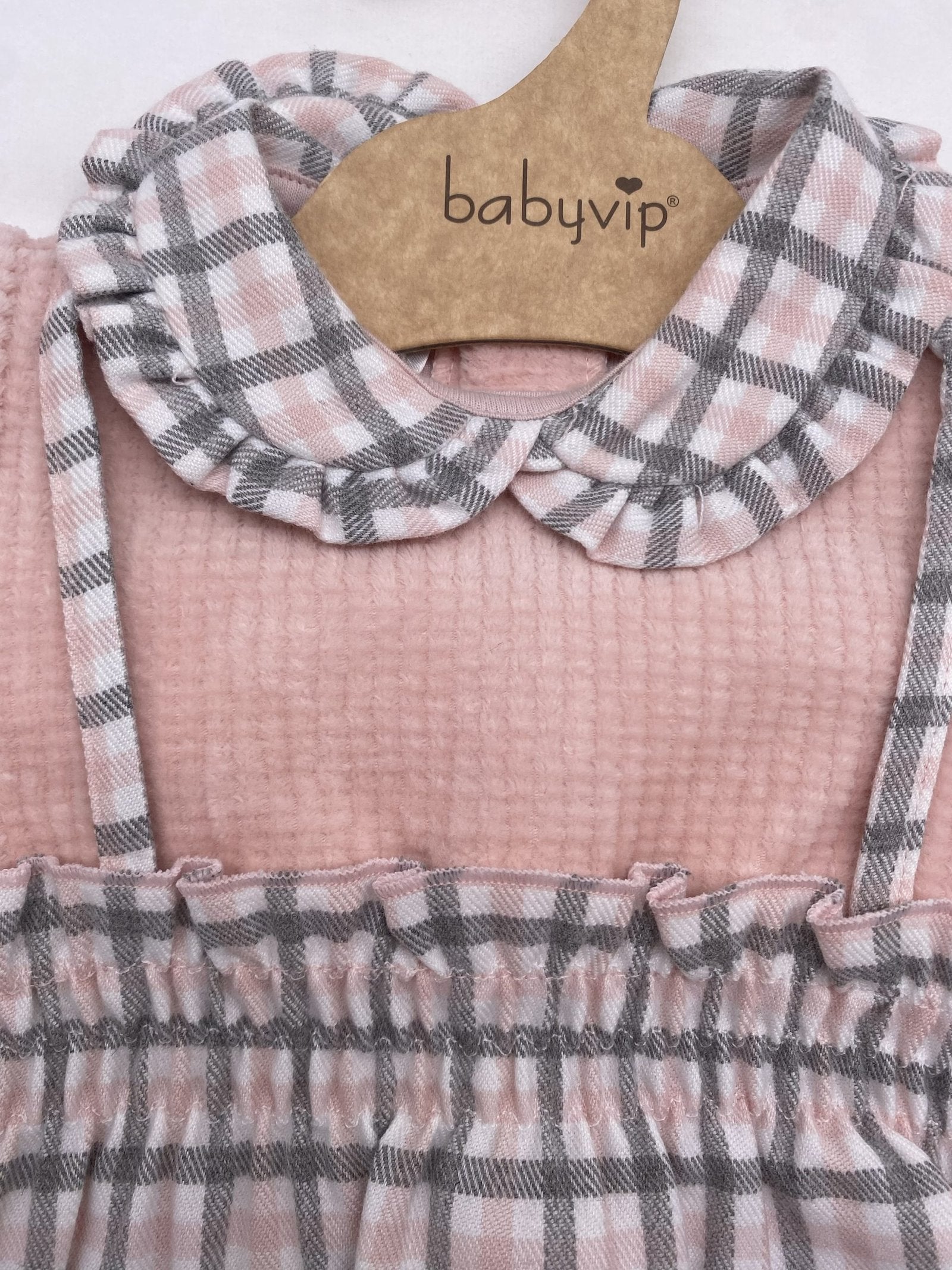 Tutina invernale bimba con colletto arricciato Babyvip