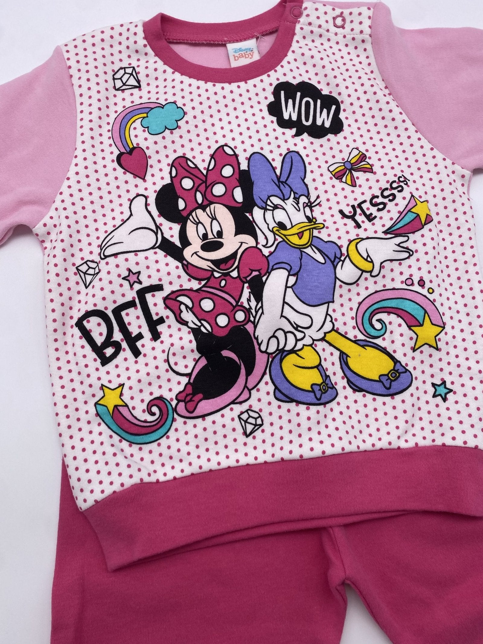 Pigiama caldo cotone bimba Disney Minnie