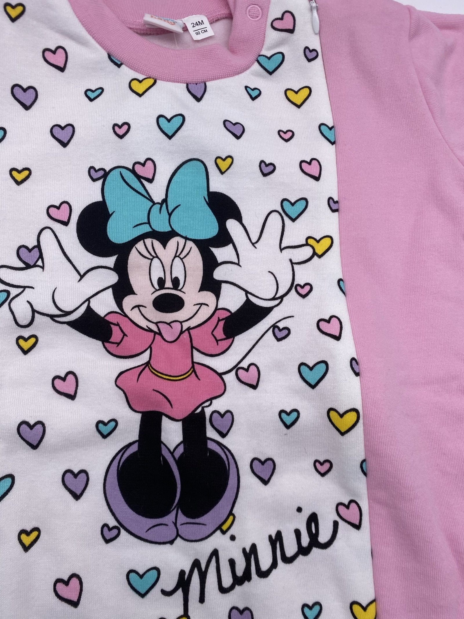 Tutone caldo cotone bimba Minnie Disney