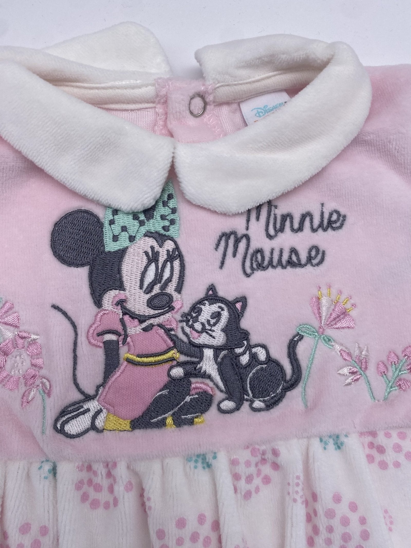 Tutina Disney invernale bimba con Pois e fiori Minnie