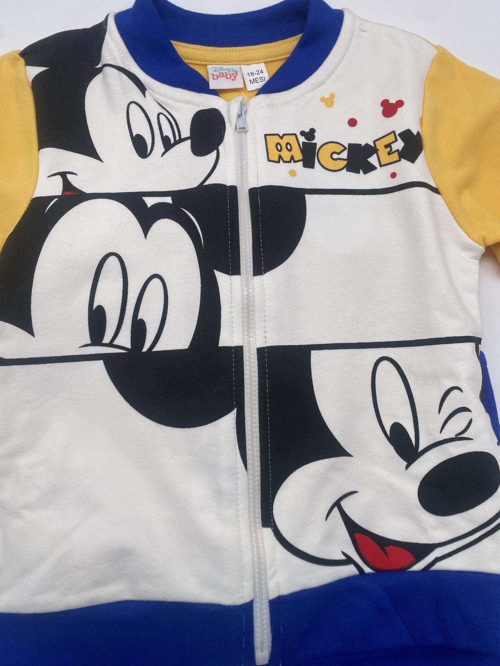 Completo felpa due pezzi maschietto Topolino disney