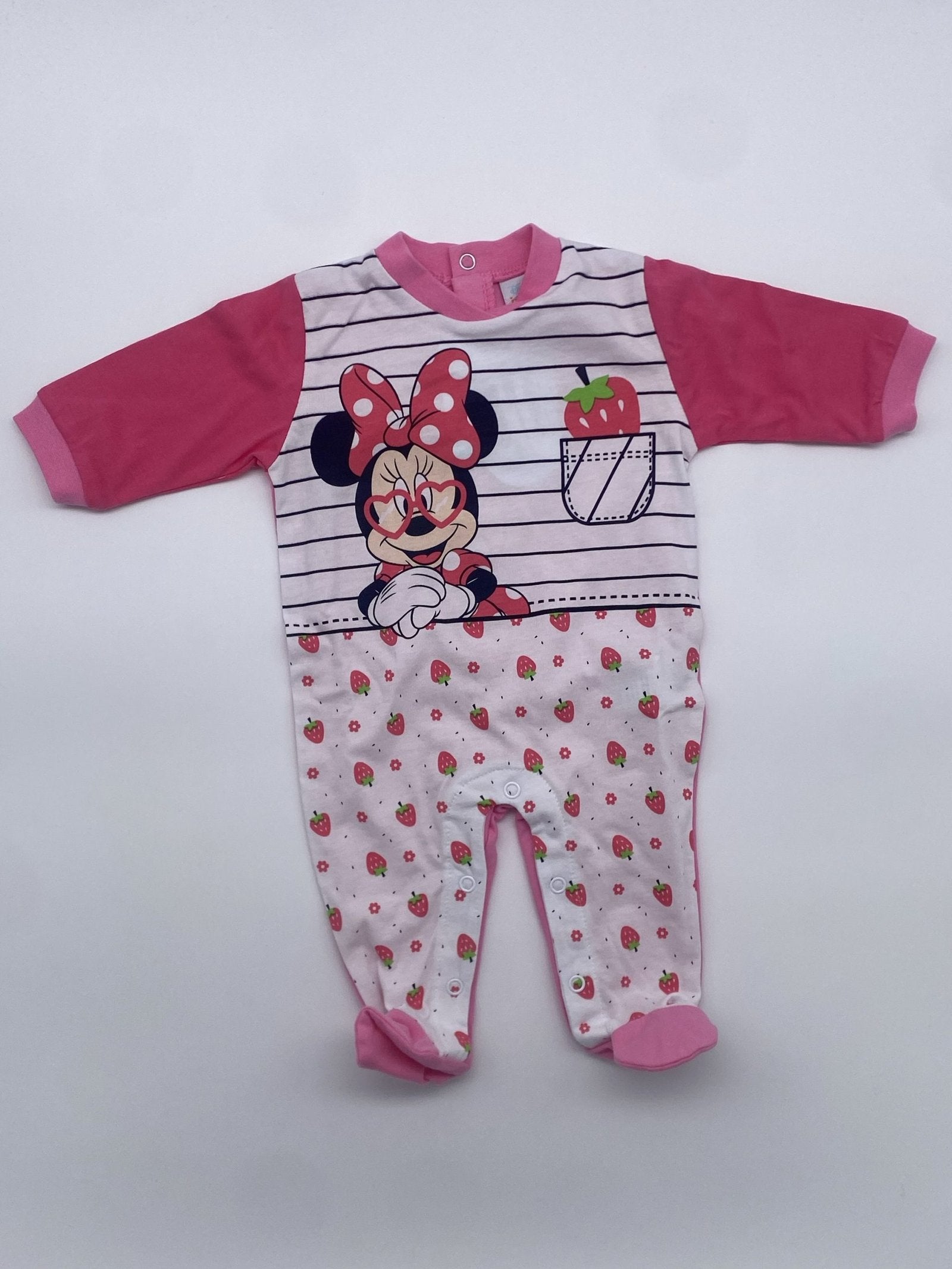 Tutina Jersey minnie disney con fragoline