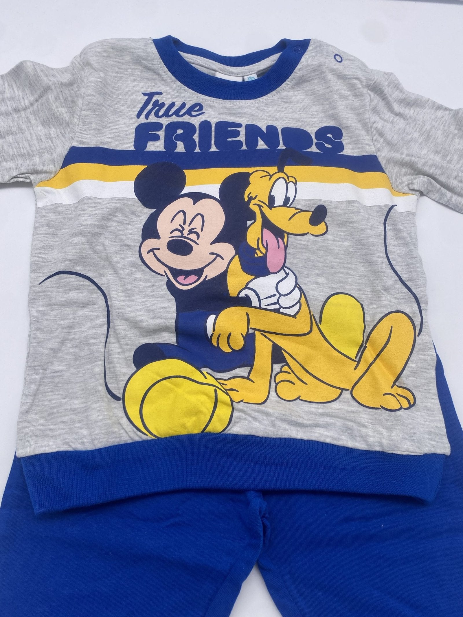 Pigiamino m/l disney topolino e pluto