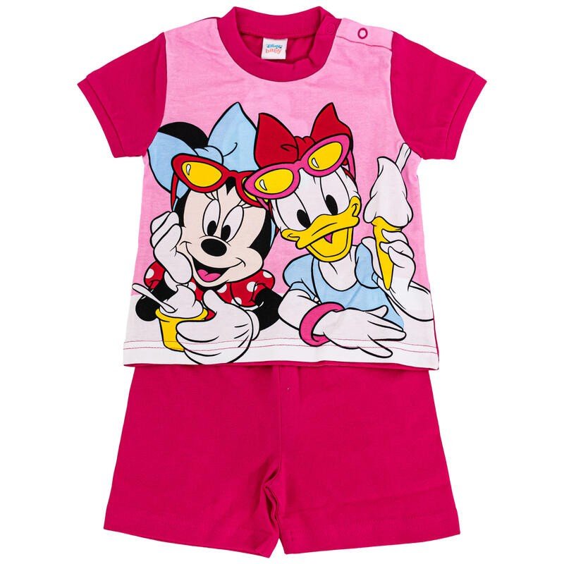 pigiama-neonata-cotone-manica-corta-minnie