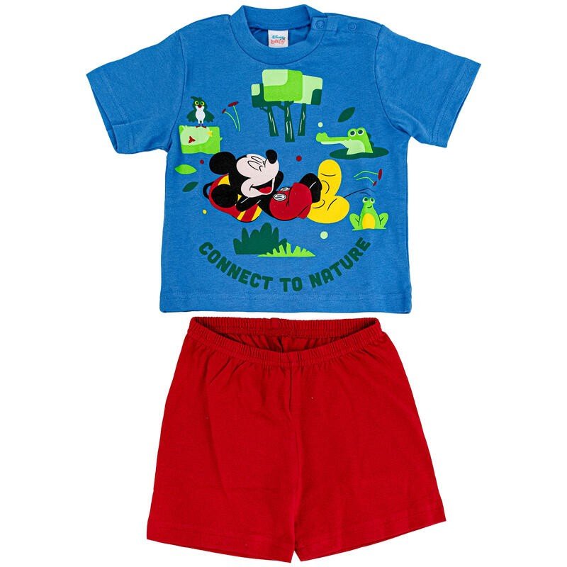 PIGIAMA NEONATO COTONE MANICA CORTA MICKEY