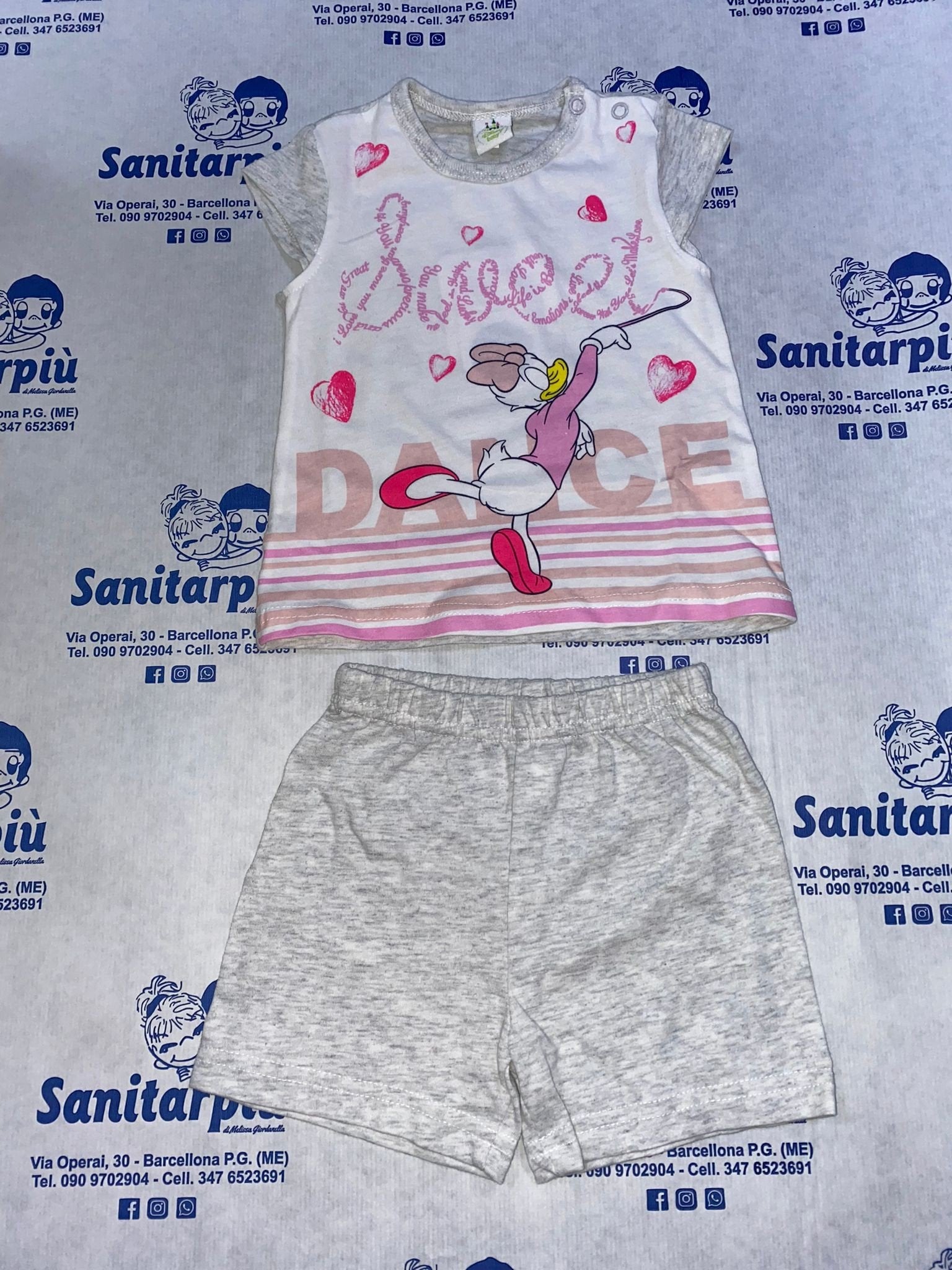 Pigiamino m/m femminuccia disney