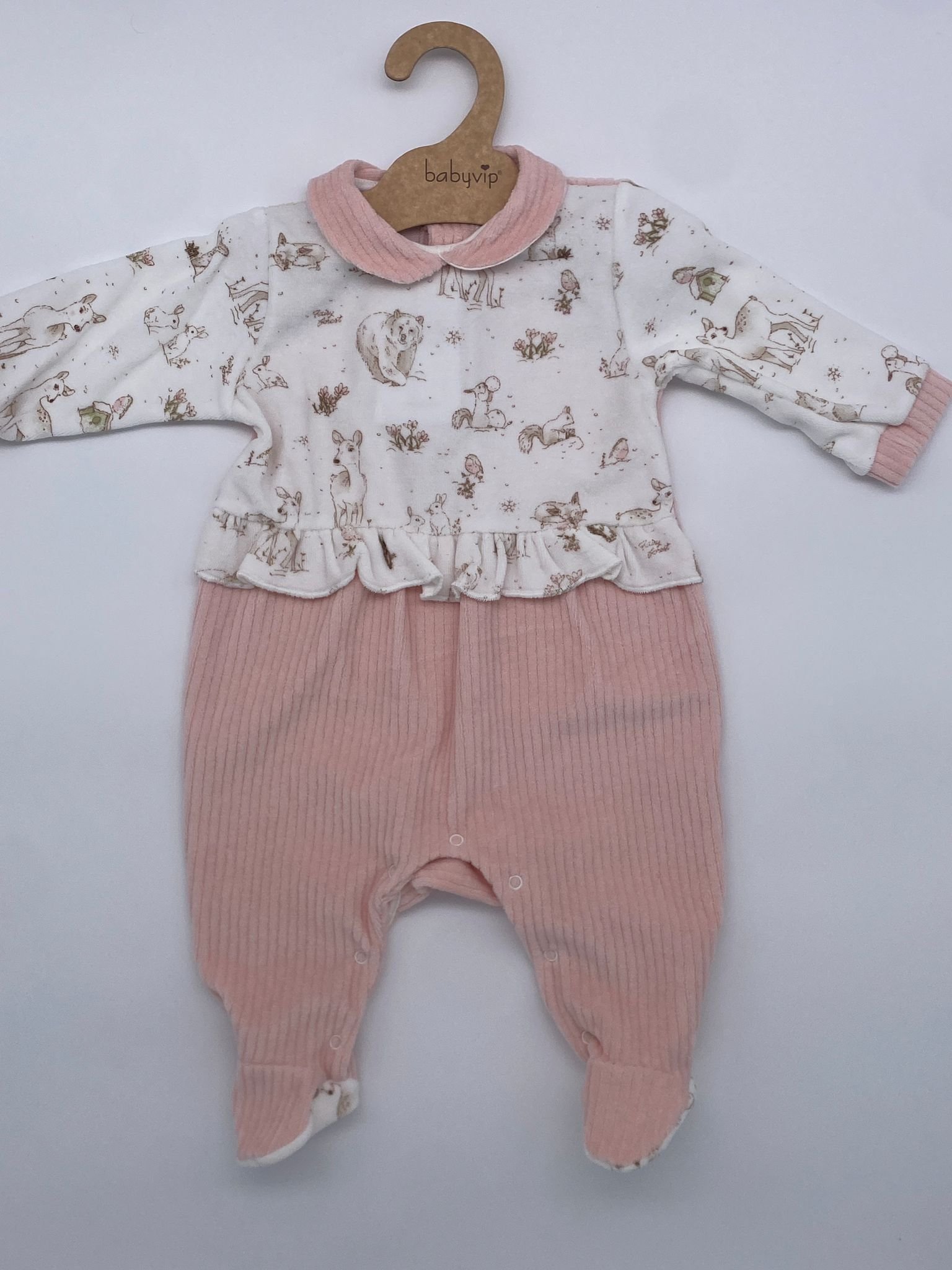 Tutina ciniglia con stampe di animaletti bimba Babyvip